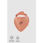 Little Gusto Sıvı Geçirmez Fular Önlük Pembe Organik Pamuk Planet Gusto Baskılı
