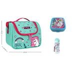 Little Horse Desenli Termal Beslenme Çantası 3 Lü Set Çok Renkli