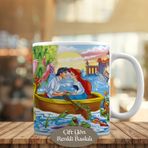 LITTLE-MERM Sandalda Deniz Kızı ve Prens Kupa Bardak