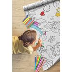 Little One 62cm X 2.5 Mt Aktivite Rulo Boyama Kağıdı - Bebek, Çocuk, Kreş, Anaokulu Için Boya Ve Çizim Rulosu