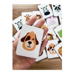 Little One Ahşap Hafıza Oyunu Bebek Ve Okul Öncesi Eğitici Montessori Oyuncak - Kreş Zeka Kartları Memory Game