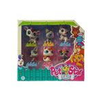 Little Pet Shop Neşeli Minişler 6'Lı Miniş Ailesi Oyuncak Pet Star Little Minişler Beyazlı Grili Miniş Ailesi
