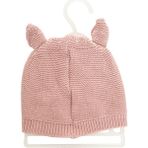 Little Plane %100 Pamuk Kulaklı Triko Kız Bere Kız Bebek - Standart - Açık Pembe