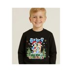 LİTTLE TORTOİSE Erkek Çocuk Noel Yılbaşı Baskılı 3 Iplik ŞARDONLU Kışlık Sweatshirt / Eşofman Takımı