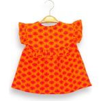 Little Tortoise Kız Bebek Etnik Desenli Renkli Elbise - 1,5 - 2 Yaş - 3B2-Turuncu