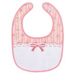 LittleForBig Ayarlanabilir Velcro Kapatma ile Pamuk Su Geçirmez Babydoll Baskılı Pembe Çiçek Yetişkin Önlüğü, pinguin gri, One Size
