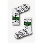 Littlehappiness70 Unisex Yetişkin Timsahlar Kolej Çorap