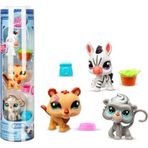 Littlest Pet Shop Minişler 3’lü Figür Seti S2 05974 Zebra - Aslan - Maymun