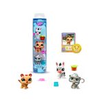 Littlest Pet Shop Seri 2 Zebra - Maymun ve Aslan LPS Minişler 3'lü Figür Seti