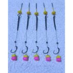 Litto Collection 5 Adet Küspe Telli Sarı ve Pembe Esp Mısır'lı Sazan Rig Takımı