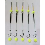 Litto Collection 5 Adet Küspe Telli Sazan Rig Takımı ( 14 mm Limon Sarı Pop Up'lı )
