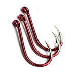 Liudan Balıkçılık Kancaları Balıkçılık Dikenli Kanca Bükme Ağız Üçgen Hızlı Saldırı Süper İğne Noktası Olta İğnesi Levrek Kancaları 4-8 Parça Paket Keskin Balık Kancası (Model Numarası: 1/8 adet)
