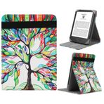 LIUDENWIN Evrensel Kılıf 6 inç Kobo Clara HD/Kobo Clara 2E/Kobo Nia/Pocketbook Basic 4/Touch Lux 5 Deri Stand Kapak Uyumlu 6 '' Pocketbook/Tolino E-Kitap Okuyucu, Ağaç