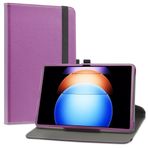 LiuShan Xiaomi Pad 6S Pro Rotasyon Kılıfı ile Uyumlu, 360 Derece Döndürme Standı PU Kapak Xiaomi Pad 6S Pro 12.4 İnç 2024 Tablet için (Diğer Tabletlere Uygun Değildir), Mor