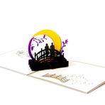 liushop Doğum Günü Kartları Tebrik Kartları 3D Lazer Kesim El Yapımı Romantik Aşık Köprüsü Kağıt Davetiye Tebrik Kartı Kartpostal Sevgililer Günü Düğün Yaratıcı Hediye Tebrik Kartı (Boyut: 1 adet)