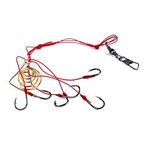 liushop-Liushop Balıkçılık Kancaları 2 Adet Yüksek Karbonlu Balıkçılık Kancaları Sazan Küresel Besleyici Bomba Korumalı Asılı Patlama Kancası Bahar Anti Sarma Mücadele Aksesuarları Balık Kancaları (Model Numarası: 9)