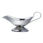 liushop Sosluk sos tekne taşınabilir paslanmaz çelik sos tekne biftek siyah biber sos sofra takımı sos tekne mutfak restoran aracı termal soslar (Renk: M)