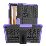 LIUZIHAN Amazon Fire HD 10 2023 için kılıf. Lastik Dokusu Koruyucu [Çizilmez] [Darbe ] [Dayanıklı], Amazon Fire HD 10 2023 için kılıf. Mor