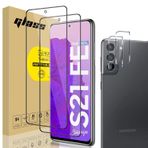 LIUZIHAN Coolpad Grand View 50s Ekran Koruyucu [2 Parça] + Kamera Lens Koruyucu [2 Adet], 9H Sertlik, Kabarcıksız, Çizilmeye Dayanıklı, Tam Ekran Kapsama Alanı için Temperli Cam