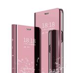 LIUZIHAN OnePlus Nord CE 3 5G için kılıf. Akıllı kılıf, çanta akıllı ayna kaplaması Sleep Flip deri çanta akıllı deri çanta koruyucu kılıf OnePlus Nord CE 3 5G için pembe altın