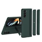 LIUZIHAN Samsung Galaxy Z Fold 5 için Kılıf, Görünmez Stand + Kalem Tepsisi 2'si 1 arada, Elastik şok emilimi ve ultra ince tasarım, Samsung Galaxy Z Fold 5 için Kılıf (Yeşil)