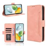 LIUZIHAN vivo T3 Lite 5G için kılıf. Çizilmez, Kapaklı Kılıf Yandan Destek Çubuğu Özellikli Kart Yuvaları Kılıf, PU Deri Folyo Kapak vivo T3 Lite 5G için. (Gül altın)