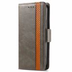 LIUZIHAN Xiaomi 12 Lite NE için kılıf. Çizilmez, Kapaklı Kılıf Yan Vantuzlu Destek Çubuğu Özelliği Kart Yuvalı Kılıf, Xiaomi 12 Lite NE.Gri için PU Deri Folyo Kılıf