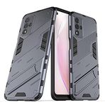 LIUZIHAN Xiaomi 13 Lite için kılıf. Sağlam ve Dayanıklı, Dahili Destek Çubuk, Çizilmez, Darbe Emici, Dayanıklı, Xiaomi 13 Lite için kılıf. Gri