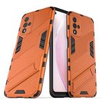 LIUZIHAN Xiaomi 13 Lite için kılıf. Sağlam ve Dayanıklı, Dahili Destek Çubuk, Çizilmez, Darbe Emici, Dayanıklı, Xiaomi 13 Lite için kılıf. Turuncu