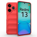 LIUZIHAN Xiaomi Poco M6 4G için kılıf. Yumuşak Silikon Kılıf Tasarımı, Darbeye Dayanıklı ve Dayanıklı, Xiaomi Poco M6 4G için Kılıf (Kırmızı)