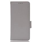 LIUZIHAN Xiaomi Poco M6 Pro 4G için kılıf. Çizilmez, Açılır Kılıf Yan Destek Çubuğu Özellikli Kart Yuvalı Kılıf, PU Deri Folyo Kapak Xiaomi Poco M6 Pro 4G için. Gri