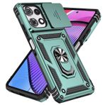 LIUZIHAN Xiaomi Poco M6 Pro 4G için Kılıf, Güçlü ve Sağlam, Bağımsız Görünmez Standlı, Kaymaz Darbeye Dayanıklı Tampon Kılıf Xiaomi Poco M6 Pro 4G için. (Yeşil)