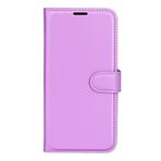 LIUZIHAN ZTE Axon 50 lite için kılıf. Çizilmez, Kapaklı Kılıf Yan Destek Çubuğu Özellikli Kart Yuvaları Kılıf, PU Deri Folyo Kapak ZTE Axon 50 lite için. Mor