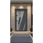 LİV Concept Liv Aksesuar Modern Antrasit Detaylı Villa Çelik Kapı - Gri Meşe