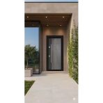 LİV Concept Luvia Antrasit Modern Çelik Kapı - Villa Ve Bina Giriş Uyumluluğu