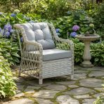 Liv Concept Natura Elite El Örmesi Doğal Rattan Bahçe Koltuğu