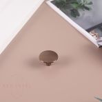 Liva Bronz Düğme Modern Lüks Metal Kulp Modelleri Mutfak Dolap Çekmece Mobilya Kulbu - Tek Vidalı