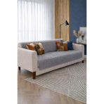 Liva Pelüş Kaymaz Tabanlı Koltuk Örtüsü 170X215 Cm Gri
