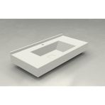 Livabo Vivia 500 x 1000 mm Etajerli Akrilik Banyo Lavabosu