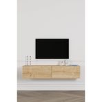 Livadeko NovaLine TV Ünitesi TV Sehpası Düşer Kapaklı Tv Ünitesi Minimalist Televizyon Sehpası 120 Cm