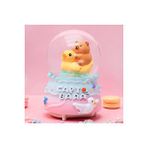 Livava Capybara Büyük Boy Kar Küresi Işıklı, Müzikli, Püskürtmeli, Pembe, 16x12