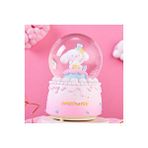 Livava Cinnamoroll Büyük Boy Kar Küresi Işıklı, Müzikli, Püskürtmeli, Pembe, 16x12