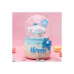 Livava Cinnamoroll Orta Boy Kar Küresi Işıklı, Müzikli, Mavi, 12x8