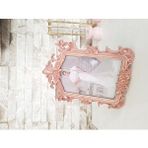 Livava Ferforje Model Fotoğraf Çerçevesi, Polyester, Pembe, 15x12