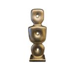 Livava Göbekli Tepe Polyester Biblo, Bronz, 38x13 Kahverengi