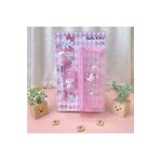 Livava Hello Kitty Kalemlik, Yazı Düzeltici, 6 Renk Tükenmez Kalem, 3 Lü Set, Pembe, 22x10