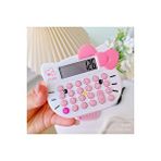 Livava Hello Kitty Mini Hesap Makinesi, Beyaz, 10x8