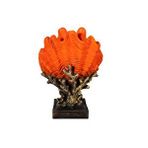 Livava İstiridye Biblo, Polyester, Turuncu, 29X20