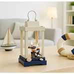 Livava Kuğulu Metal Marin Mumluk, 18 cm Çok Renkli