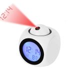 Livava Led Dijital Saat Ve Termometre, Beyaz, 8X9